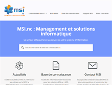 Tablet Screenshot of msi.nc